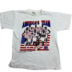 Vintage USA Olympic Dream Team 90s single stitch T-shirt